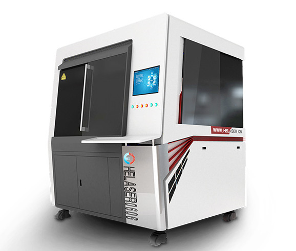 Small CNC Fiber Laser Cutter 1000W 600mm*600mm Cutting Area HES1-0606-1000W