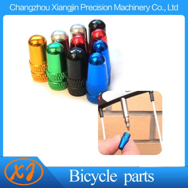 Bicycle Bike MTB Aluminium Presta Valve Caps French Anodized Dust Cover