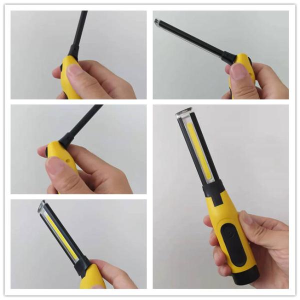 200 Lumens Mini Magnetic Foldable 2W Cob LED Inspection Light With Pocket Clip