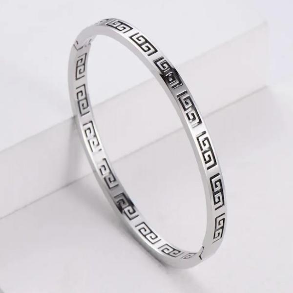 Personalized Trendy Women'S Bracelets Fashion Stainless Steel Gold Bangle