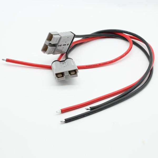 Electric Forklift Charging Plug Cable Copper Pin Battery Charger Anderson Connector 6 12 AWG 600V 50A