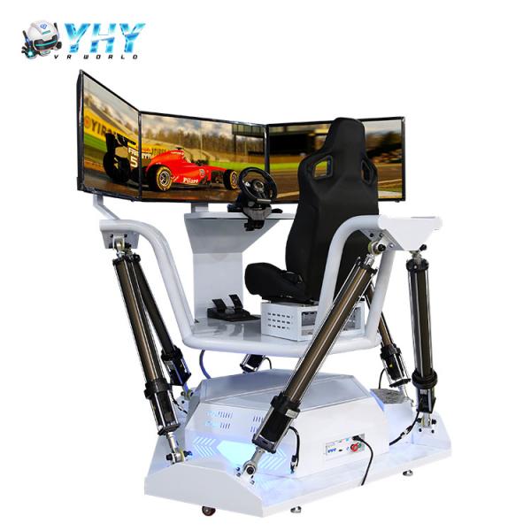 Immersive испытывает 6 DoF VR участвуя в гонке оборудование игры занятности имитатора