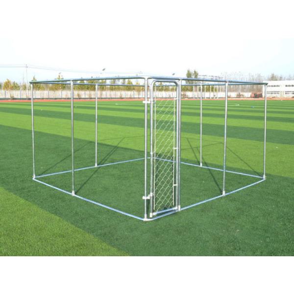 4x2.3x1.82M Thick Hot Galvanized Fence Big Dog Kennel/Metal Run/Pet house/Outdoor Exercise Cage