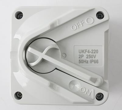 УКФ Внешний водонепроницаемый изоляционный переключатель одноколонный разъединитель 1p/2p/3p/4p для наружного использования