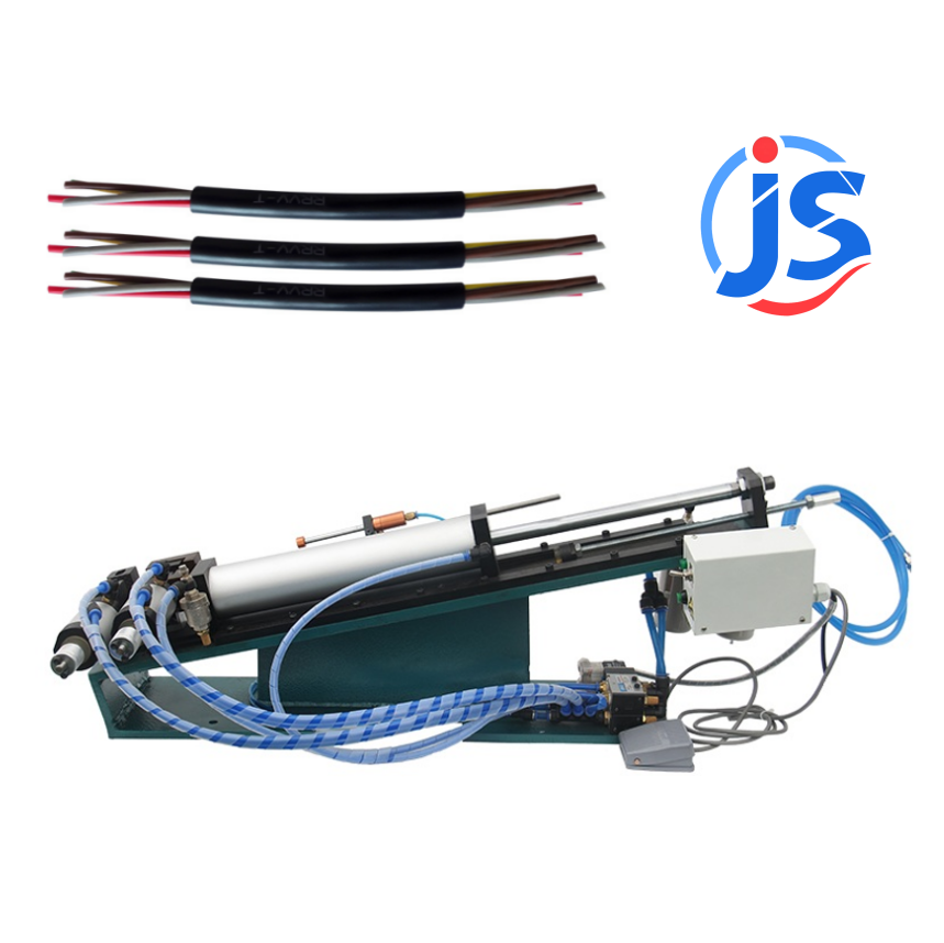 High Efficiency Pneumatic Cable Stripping Machine No Noise Wire Striping Machine