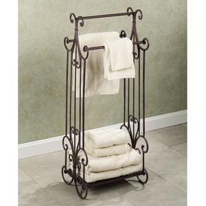 bathroom rack