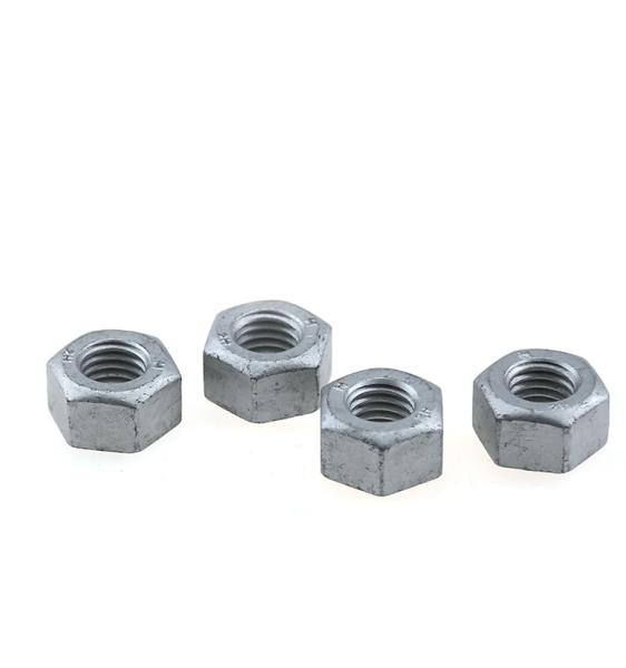 DIN 934 Hot Dipped Galvanized Hex Nut Carbon Steel M8 M10 For Rough Surfaces