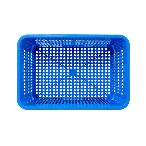 Customized Logo HPDE Plastic Turnover Storage Crate Box for Fruits and Vegetables