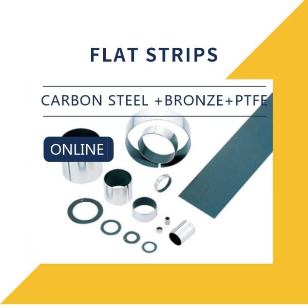 Low Friction Bushing Metal-Polymer Bearings Bearings  Slide Bearing Plates & Strips Composite Cylindrical Bushings