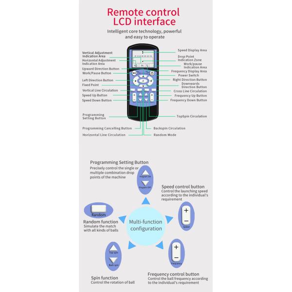 Máquina programável do treinamento do tênis de 150 bolas com 3 - tempo de funcionamento 6H