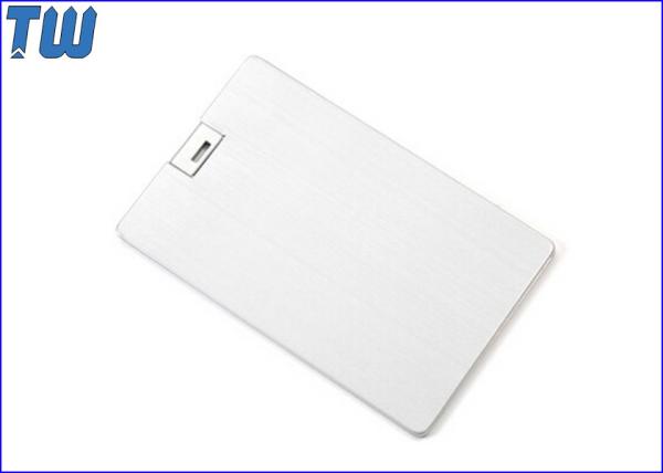 Classic Aluminum Alloy Metal Credit Card 4GB Flash Disk Twister Type