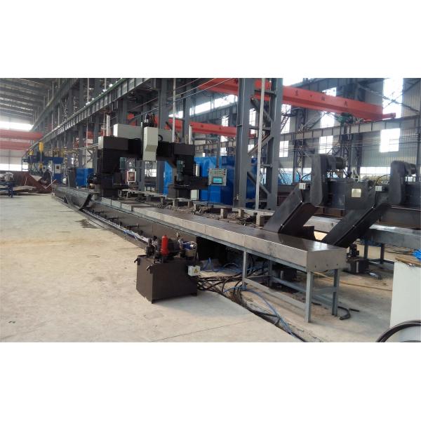 Heavy Steel Bridge CNC Beam Drilling Machine Line High Speed