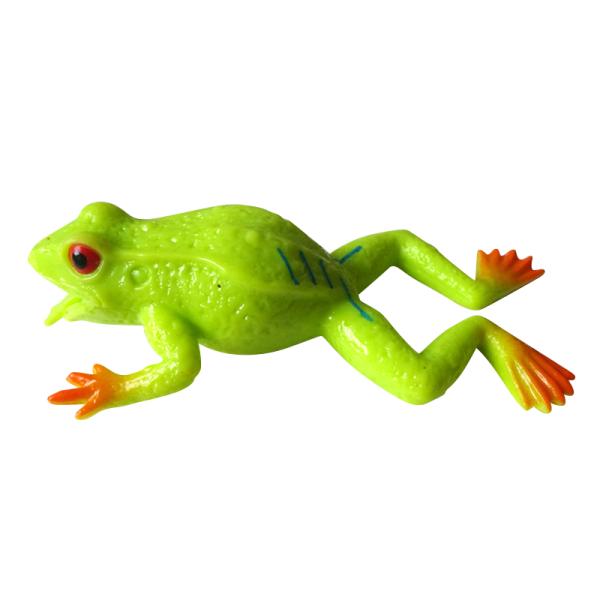 ABS игрушек OEM орнаменты игрушки зеленой лягушки и жабы выдвиженческого пластикового