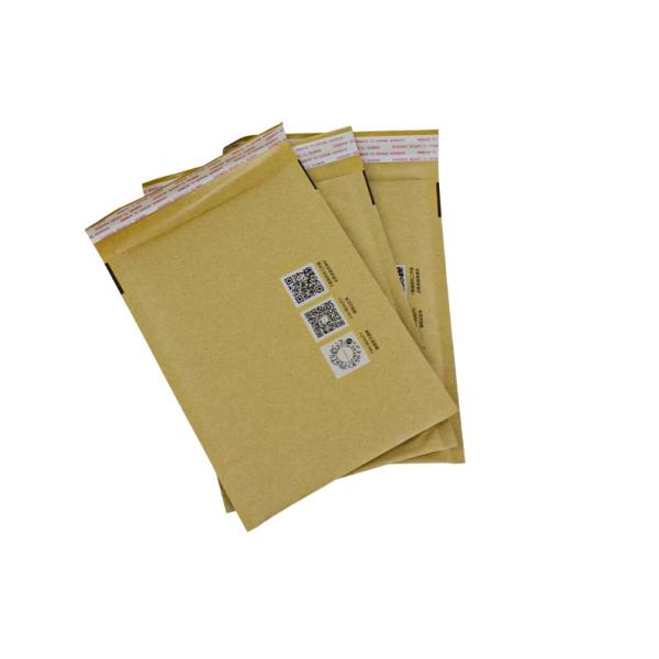 CMYK Printing Kraft Courier Packing Bags 9.5x14.5cm