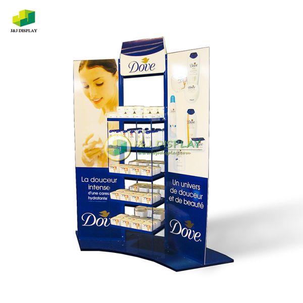 Supermarket Metal Wire Shelves Stationery Paper Display Stand