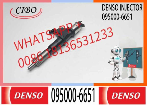 Diesel Common Rail Fuel Injector 095000-6651 8-98030550-1 For ISUZU GIGA 6WF1 Heavy Duty CYZ EXZ 14.3L