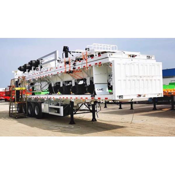 China CIMC 4 Axle 80 Tonnes Fence Cargo Truck Trailer