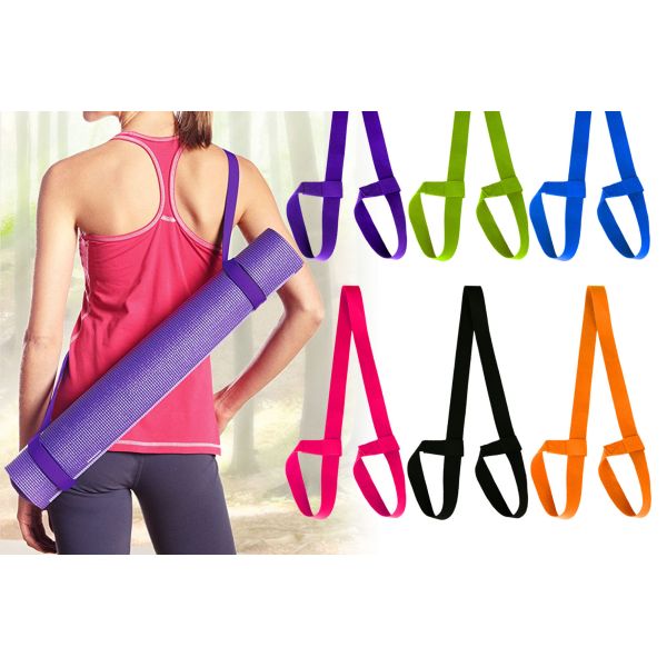 DANSKY Yoga Mat Sling 183cm Length Adjustable Thick Straps Sling for Carrying Large Mats Custom logo Carrier Mat Belt