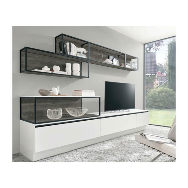 ТВ живущей комнаты включает в набор отложенных изменений со шкафами и ящиками хранения дисплея