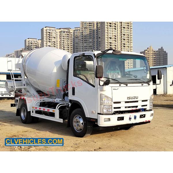 ISUZU 700P ELF 3CBM 4CBM Concrete Mixer Truck