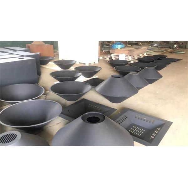 Outdoor Wood Burning Black Painted Steel Bbq Fire Pit Grills For Cooking