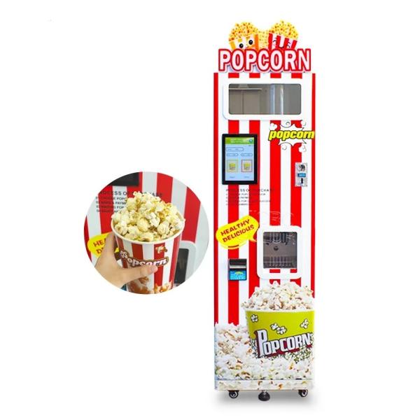 utomatic Popcorn Vending Machine With 2 Flavors for Commercial Use Snack Food Popcorn Vending Machine