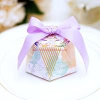 Impression offset Boîtes en carton hexagonales Boîtes cadeaux en papier de Thanksgiving Chocolat