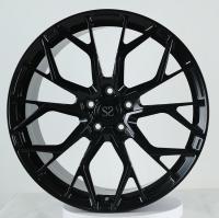 21x10 and 21x12 Gloss Back 1 pc monoblock forged rims Ferrari Wheels