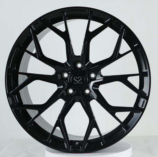 21x10 and 21x12 Gloss Back 1 pc monoblock forged rims Ferrari Wheels