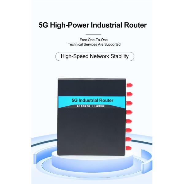 Gateway Modem 5G Industrial Router With SIM Slot Serial RS232 RS485