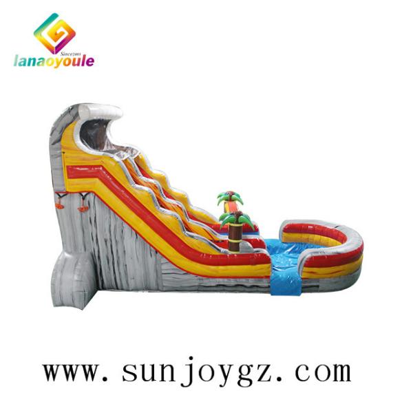 Inflatable Water Games For Kids Water Slide Park Promotion / Amusement Park