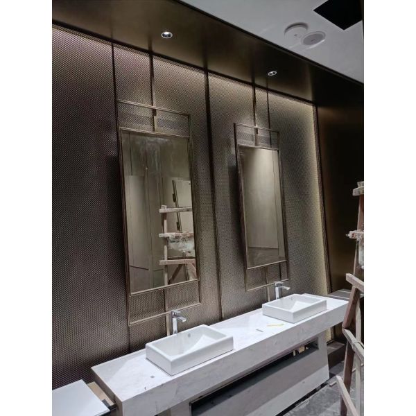 Architectural Metal Mesh Customized Width Polishing Perfect for Facade Cladding Interior Walls and Ceiling Panels