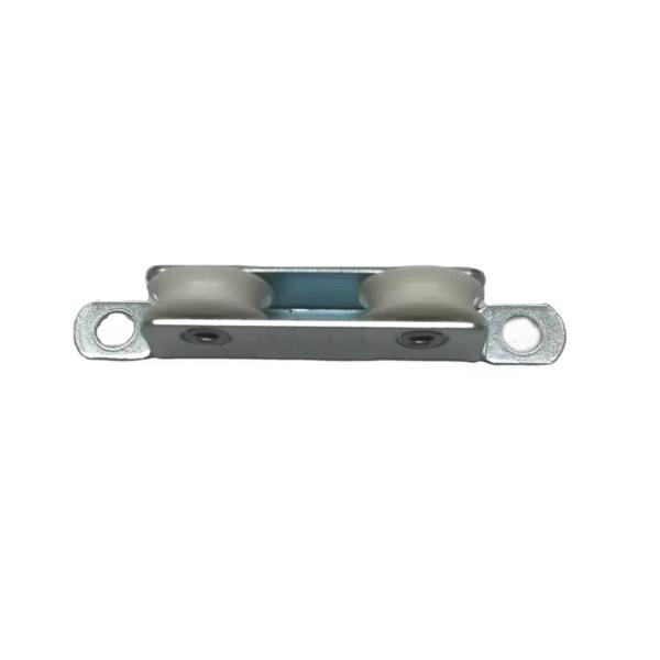 Hardware Iron Housing Zinc Plated Sliding Roller U groove Nylon Wheel Sliding Window Roller