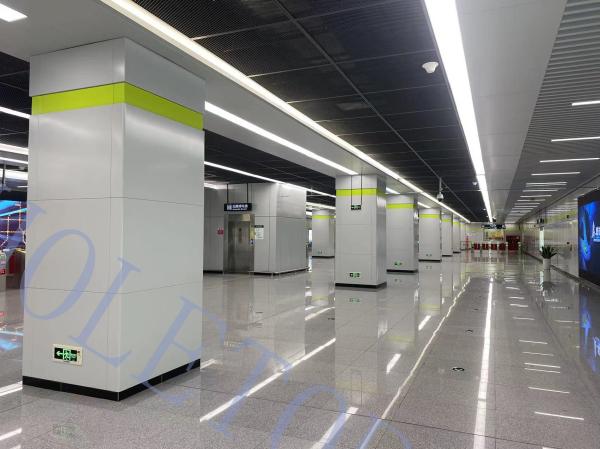 Fire Proof Ceramic Coated Aluminum Panel For Transports Station