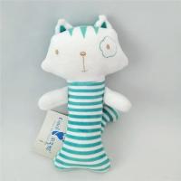 2023 Newest Skin-Friendly Super Soft Lovely Newborn Gift Comforter Rattle Toy  Plush Cat Rattle