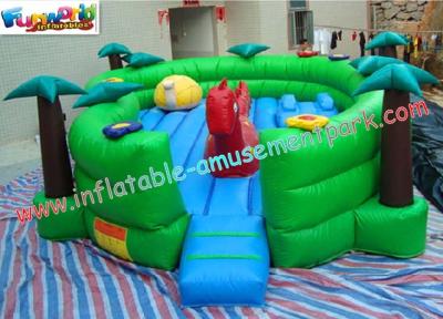 Équipement gonflable adapté aux besoins du client de parc d'attractions d'enfants extérieurs avec l'impression de Digitals