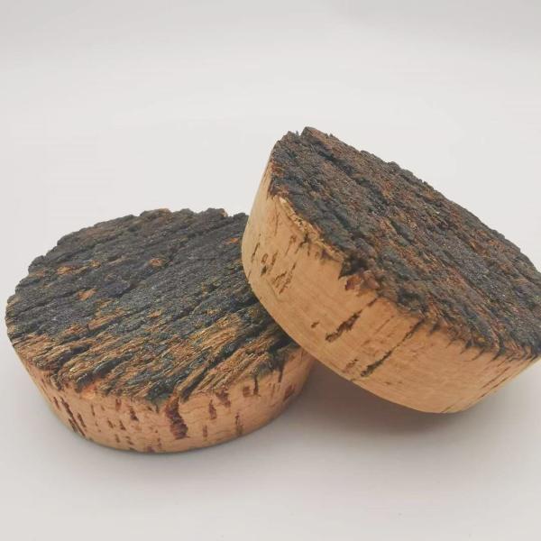 Natural Rough Bark Top Corks Stoppers Lids Good Sealing For Jars