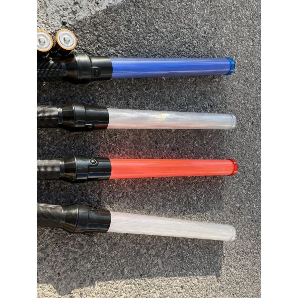 Traffic Signal Baton 45cm 54cm – High-Visibility LED Wand Stick Flashing Light Rechargeable / Battery Type
