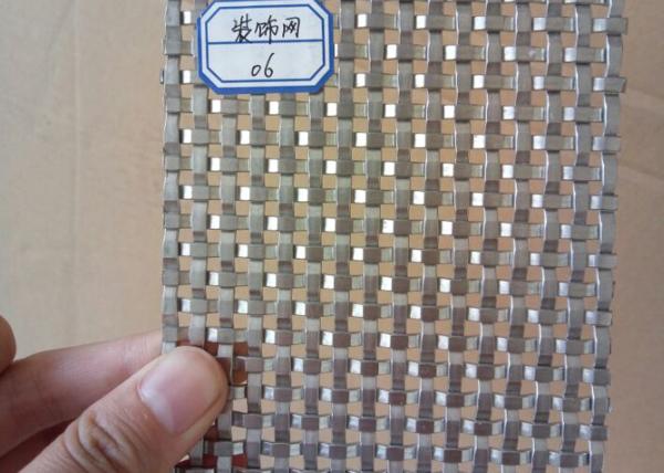 High Strength Flat Wire Mesh Specializing In Production / Metal Wall