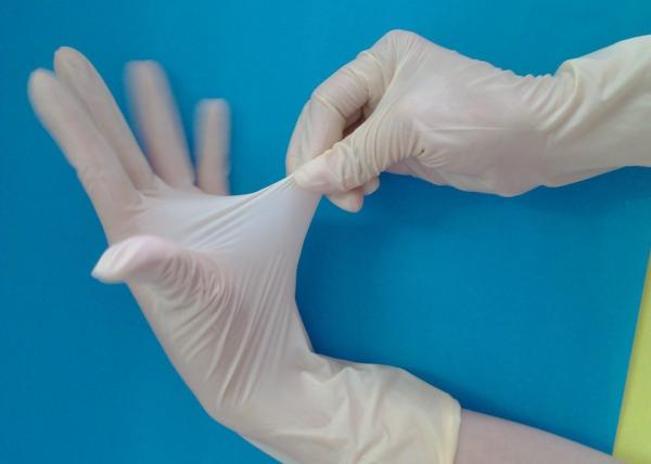 XL Good Elasticity And High Strength Medical Exam Latex Gloves