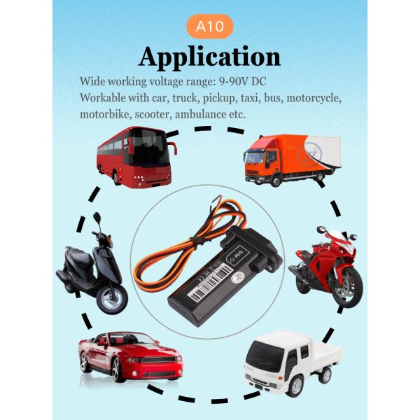 3 Wires 4 Wires 4G 2G Waterproof GPS Locator for 9 to 90V Vehicle Cars Motorcycles Taxis Trucks SUV Sedans Pickup Scooter