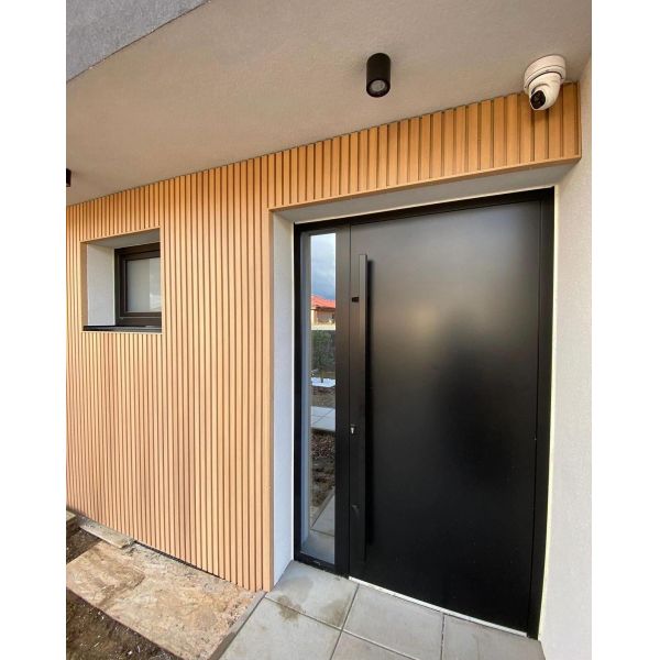 Modern WPC Facade Panel Outdoor Siding Exterior Wall Panel Wpc Wall Cladding for Hotel