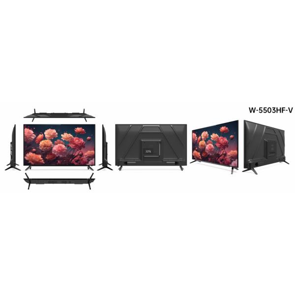 Thin Bezel 55 Inch WebOS TV Tempered Glass WebOS Television Smart Update