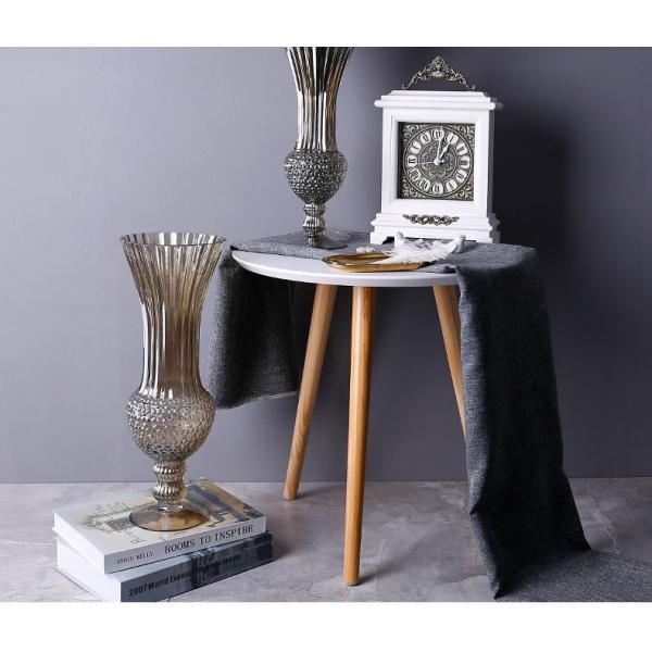 European Glass Vase Rich Bamboo Hydroponic Flowerware Champagne Gold Household Furnishings