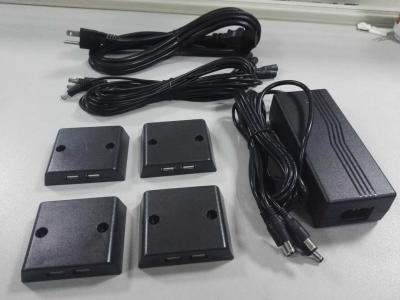 Adaptador do poder de carregamento de USB de 2 portos, montagem multifuncional da superfície do Portable do carregador de USB