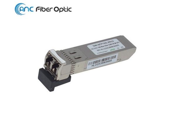 Duplex da faixa DWDM C17-C61 80KM LC do transceptor 10G SFP+ C da fibra ótica de Cisco HP