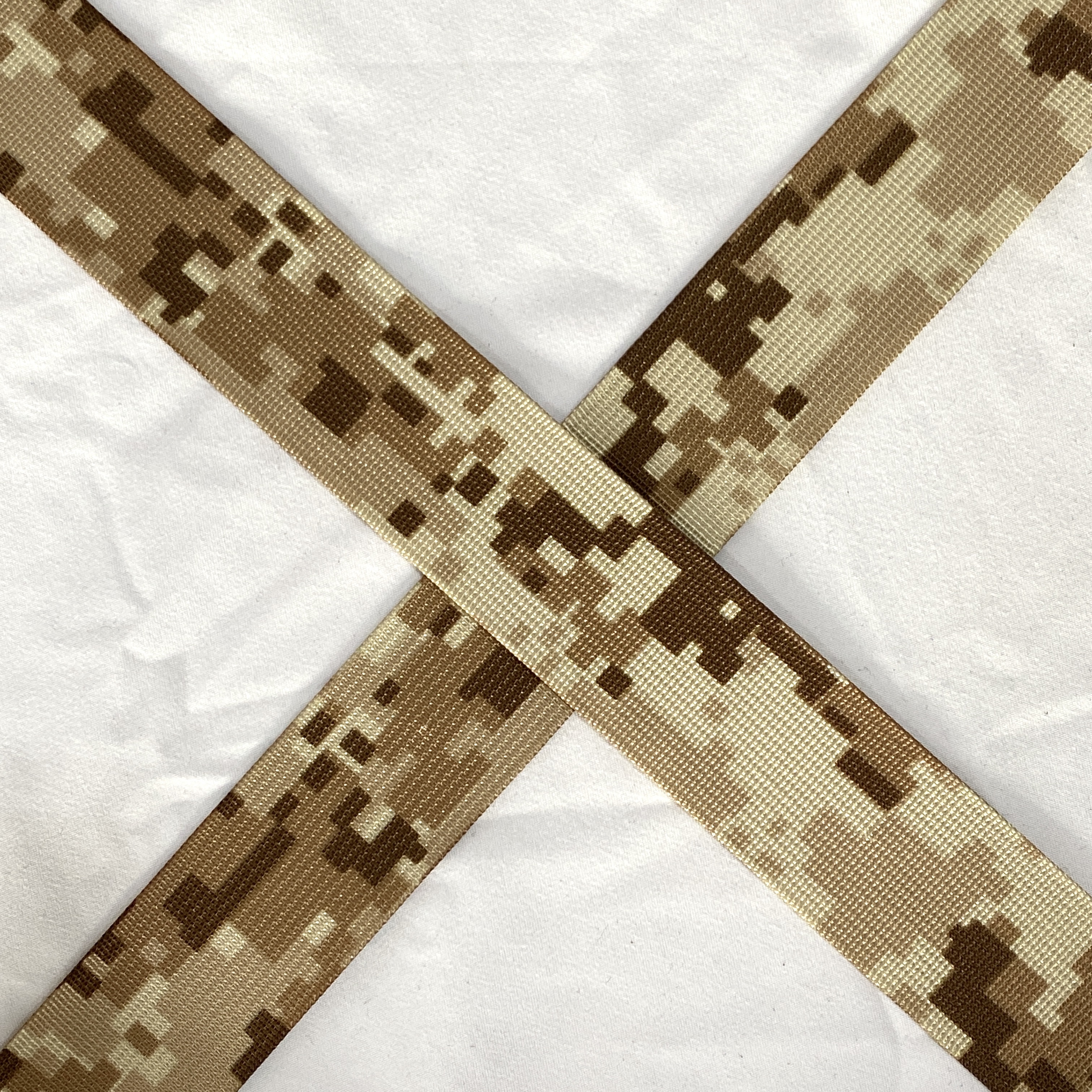 Camouflage Polyester webbing Camouflage Outdoor supplies Backpack belt Tactical clothing