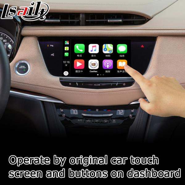 Interfaz video de la SEÑAL del juego auto carplay inalámbrico del sistema Cadillac XT5 Android youtube de Lsailt Navihome