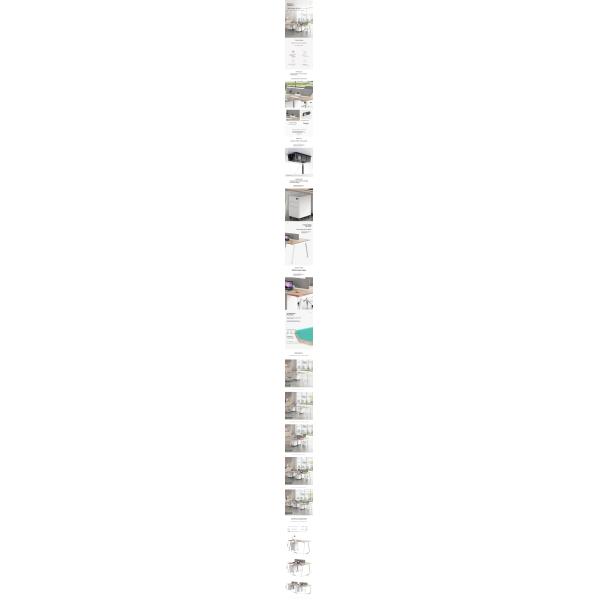 Office Furniture Combination Simple Modern 4 6 Artificial Seat Table Screen Card Seat