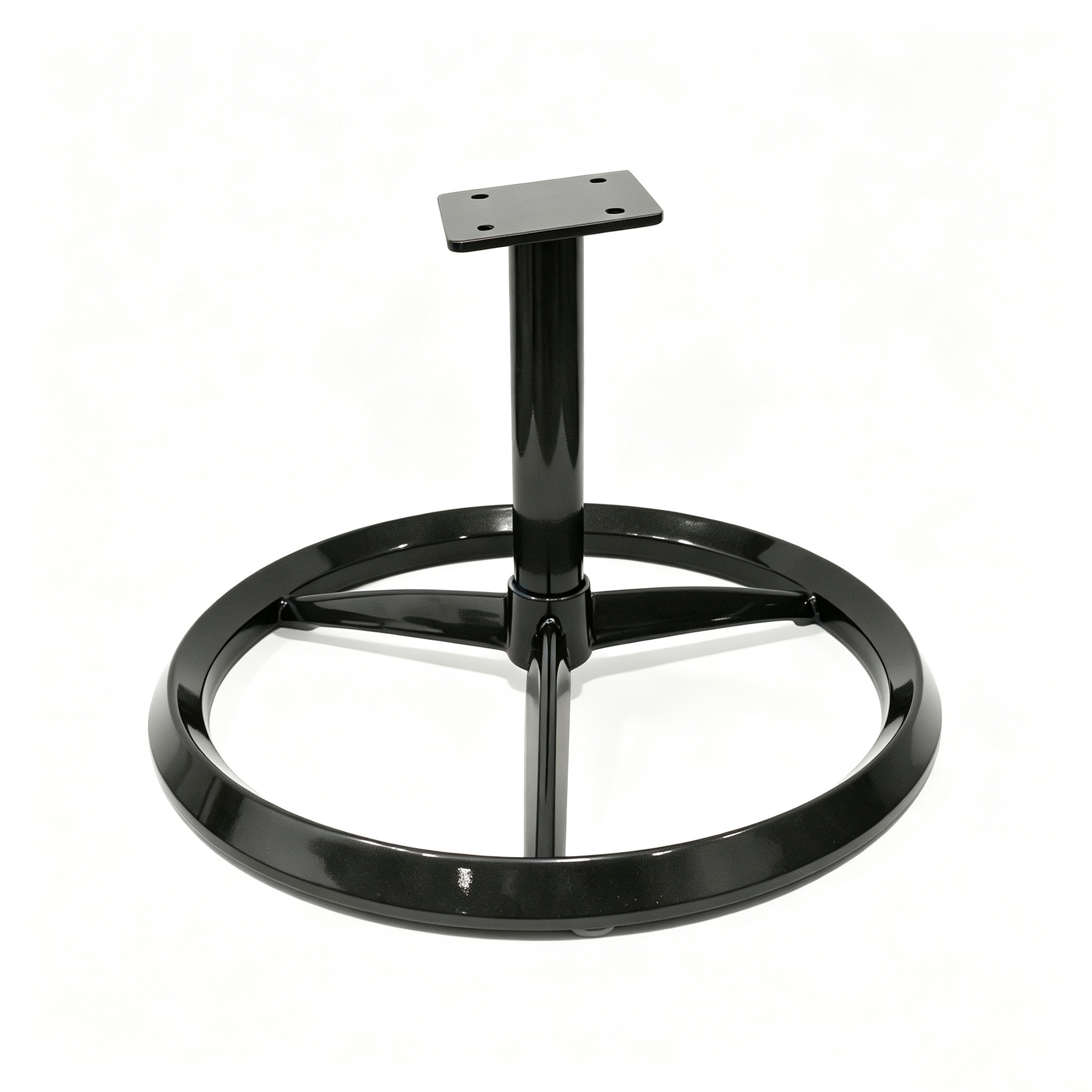 Black Electroplated Sofa Chair Base with 650/450mm Diameter for Lounge and Office Chair Replacement